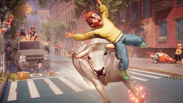 Lối chơi của Bull Simulator game dựa trên cơ chế vật lý thực