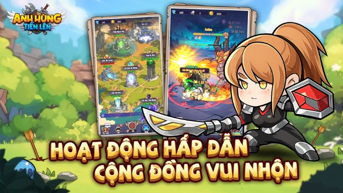 Hoạt động hấp dẫn, cộng đồng vui nhộn