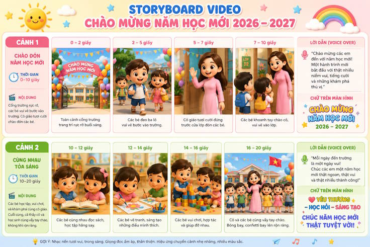 Storyboard cho video