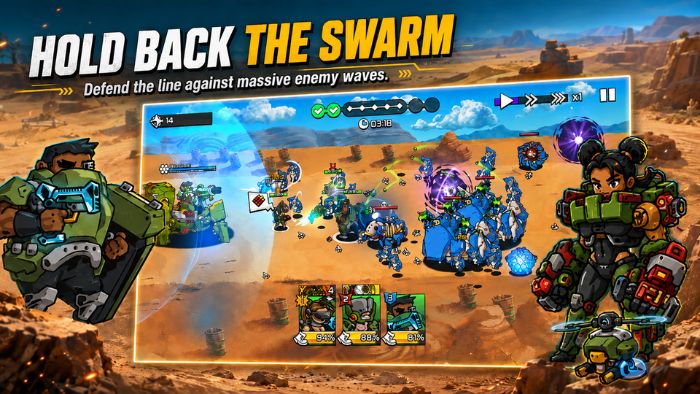 Game phòng thủ Chiến binh - Sẵn sàng hành động
