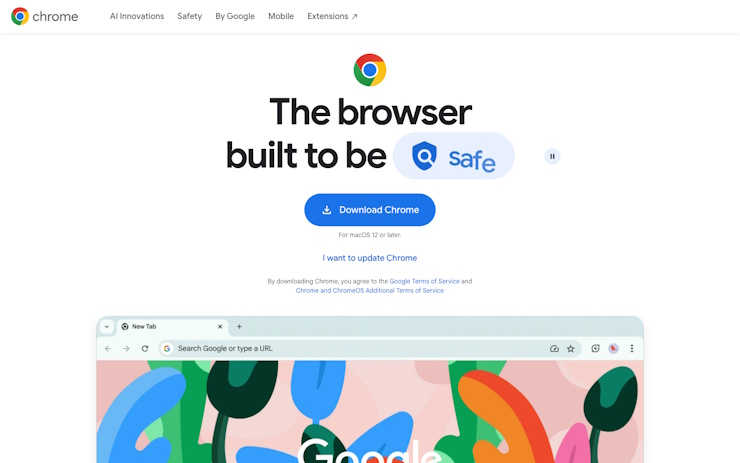 Trình duyệt web AI Google Chrome