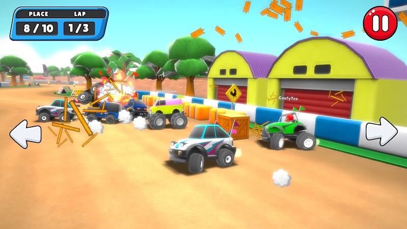 Tham gia cuộc đua của những phương tiện kỳ quặc trong game Race Riot: Car Crash