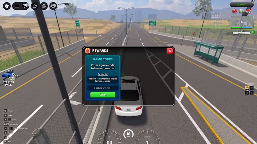 Cửa sổ đổi code San Diego Border Roleplay