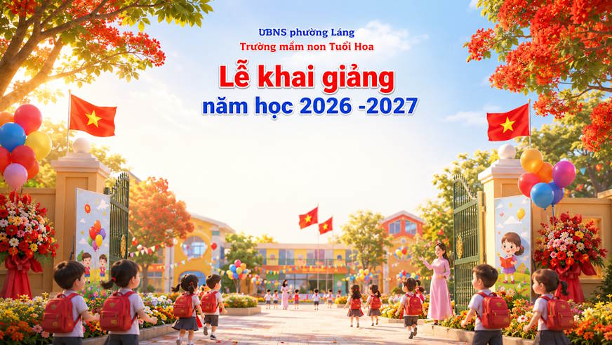 Background khai giảng năm học mới