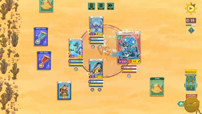 Sắp xếp thẻ Stackmon cùng các thẻ tài nguyên và trang bị để nâng cấp thẻ