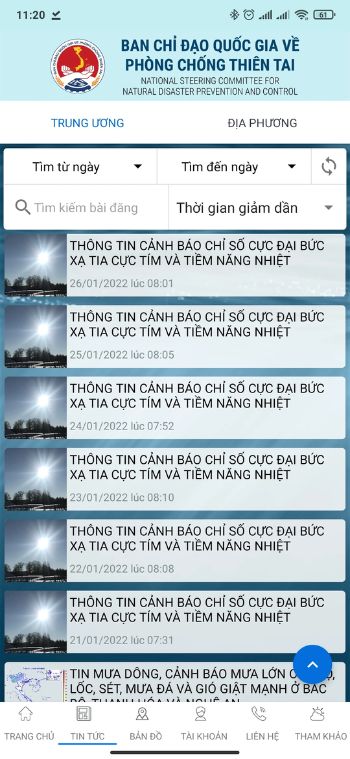 Cập nhật tin tức