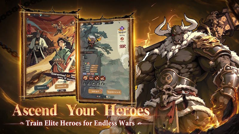 Từng bước hoàn thiện bộ sưu tập Hero và xây dựng đội hình của riêng bạn trong game Destiny Hero: Black Myth RPG