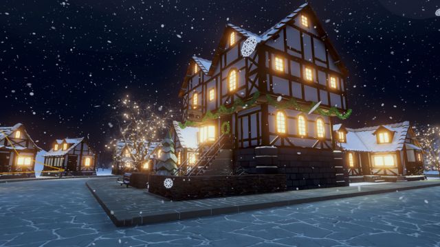 Xây dựng và trang trí ngôi làng Giáng Sinh ấm áp trong Little Noël: Christmas Village