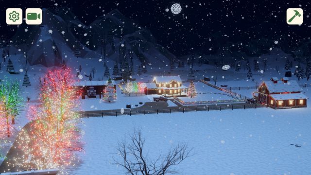 Little Noël: Christmas Village là game sandbox tự do, không tính giờ hay áp lực