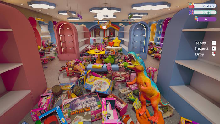 Put Your Toys Away Together! là game dọn dẹp cửa hàng đồ chơi đầy màu sắc