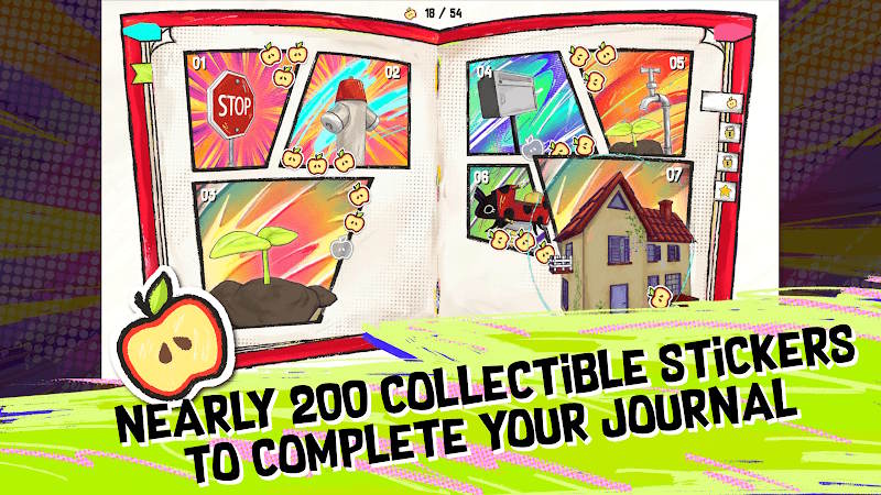 Thu thập gần 200 sticker và hoàn thành cuốn nhật ký của bạn