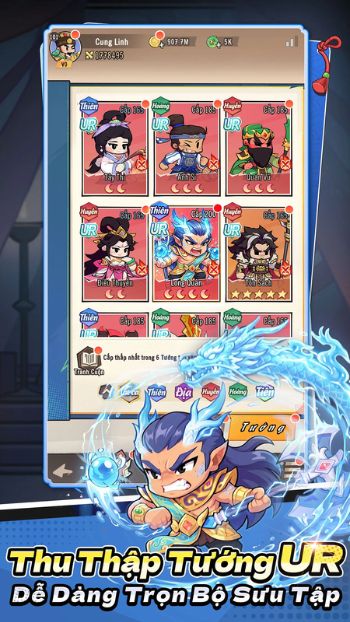 Thu thập tướng UR