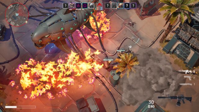 Mãn nhãn với hiệu ứng cháy nổ và chiến trường chi tiết của POLYSTRIKE game