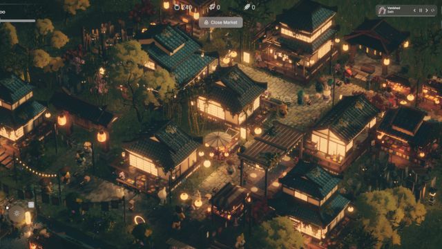 Chơi game Oboro no Ichi ở góc nhìn top-down giúp bao quát toàn bộ không gian