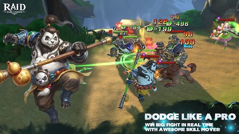 RAID: Dark Legends đưa bạn vào thế giới đang chìm vào một cuộc chiến kinh hoàng giữa các vị thần