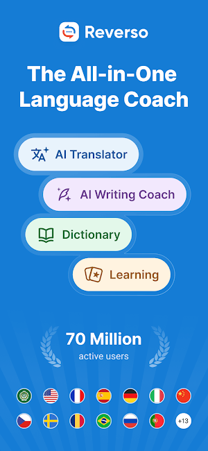 Reverso vừa là app dịch thuật thông minh, vừa hỗ trợ bạn học ngoại ngữ hiệu quả