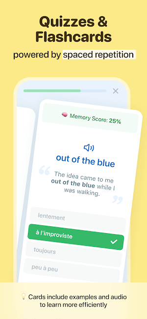 Tạo flashcard từ mới để bạn học