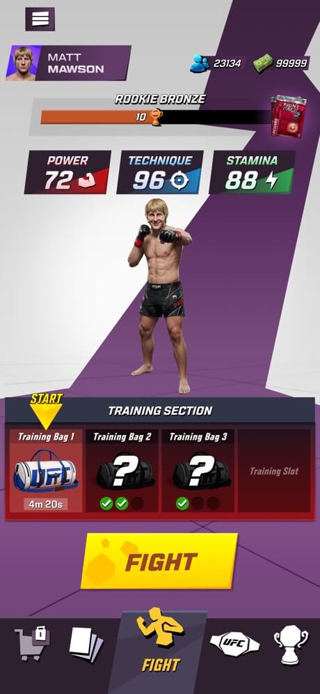 UFC KO mang trải nghiệm đối kháng UFC mới lên di động