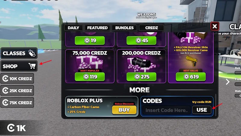 Màn hình đổi code game Runaways