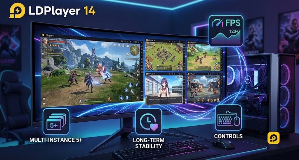 LDPlayer 14 - Giả lập Android mới và mạnh mẽ