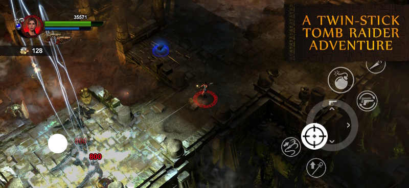 Lara Croft: Temple of Osiris là game mới trong series chạy bất tận kết hợp bắn súng twinstick Lara Croft