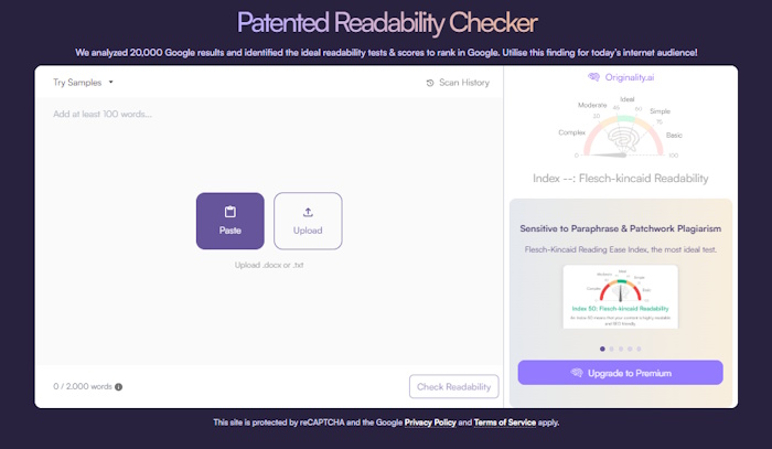 Readability Checker