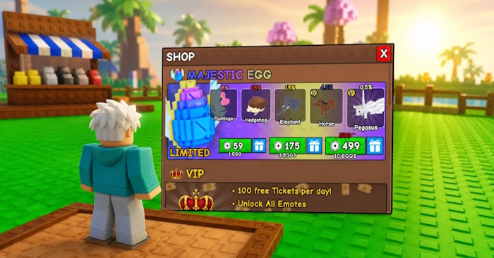 Majestic Egg trong game Nhà trồng tham lam