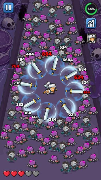 Cấu trúc game roguelike với khả năng chơi lại cao