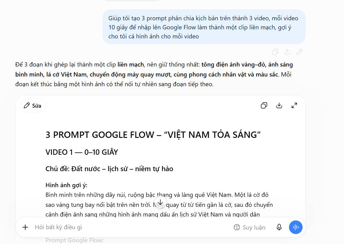 ChatGPT gợi ý prompt rất có tâm