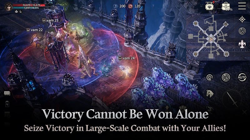 Tham gia cuộc chiến ở chiến trường liên server Gehenna