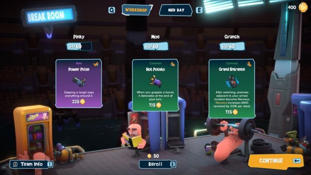 Khám phá kho vũ khí, bổ trợ và nâng cấp đồ sộ trong Worms: Galactic Tactics
