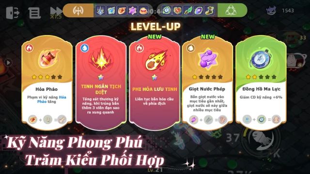 Kỹ Năng Phong Phú, Xây Dựng Lối Chơi Tự Do