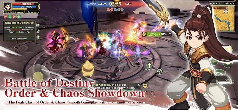 Chiến đấu PvP khốc liệt, hỗn loạn trong đấu trường