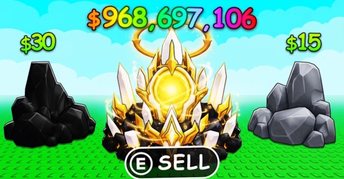 Game Bán Quặng trên Roblox