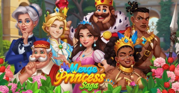 Merge Princess Saga * Game giải đố hợp nhất khôi phục vương quốc