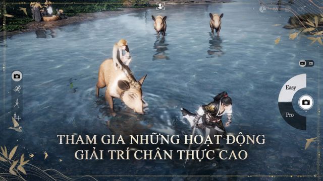 Tham gia những hoạt động giải trí chân thực cao