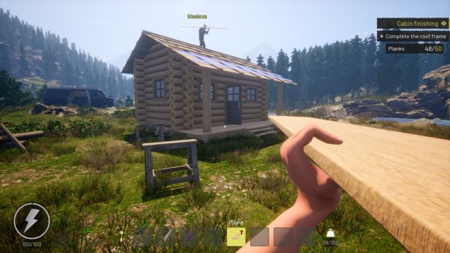 We Build Cabins là game mô phỏng xây nhà gỗ trong rừng