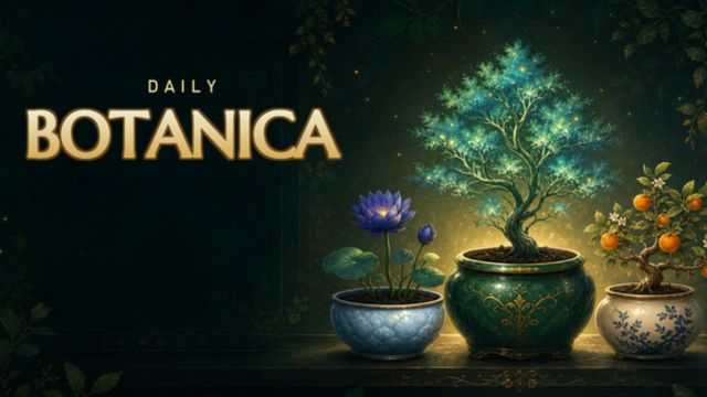 Trồng cây cảnh thư giãn, bí ẩn trên màn hình máy tính với Daily Botanica
