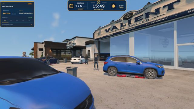 Tiếp quản cửa hàng lốp sắp phá sản và khôi phục kinh doanh trong Tire Dealer Simulator