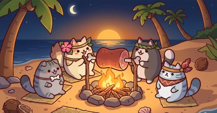 Cat Island: Idle Tycoon Game * Game mô phỏng, quản lý xây dựng hòn đảo
