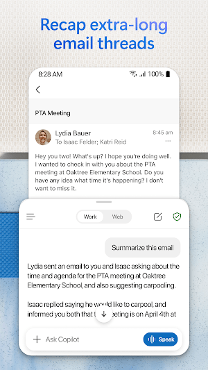 Microsoft Outlook tóm tắt các chuỗi email cực dài bằng AI