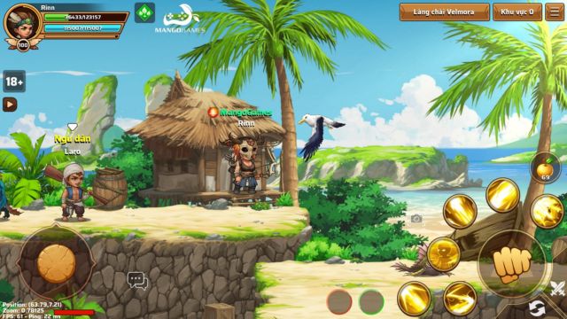 Game MMORPG 2D lấy bối cảnh thời kỳ các bộ lạc nguyên thủy