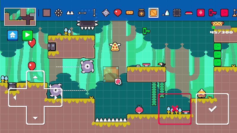 Tự xây dựng nên màn chơi phiêu lưu của riêng bạn trong game DIY Dadish