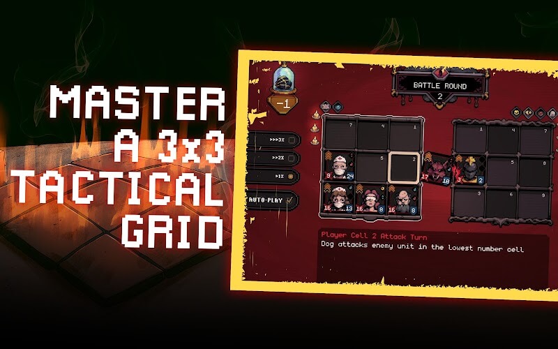 Làm chủ bàn cờ chiến thuật 3x3 trong game Order Automatica