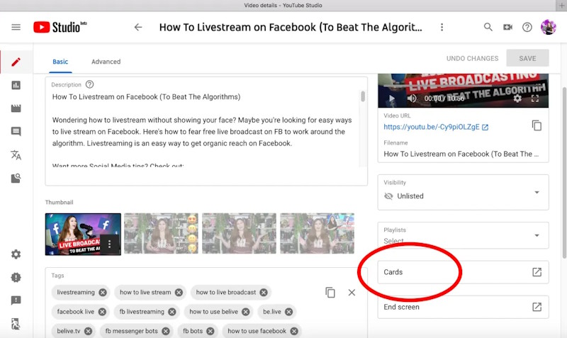 Tính năng SEO trên YouTube