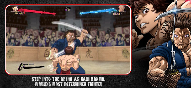 Baki Hanma: Blood Arena là game hành động chiến đấu đối kháng dựa theo anime Baki nổi tiếng
