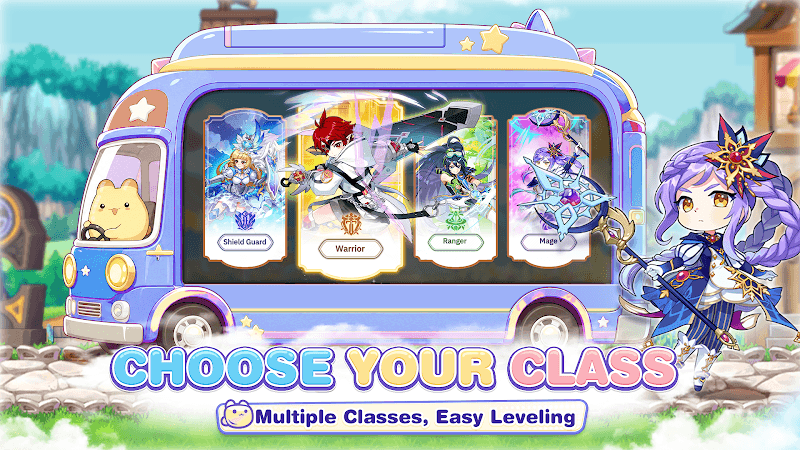 Chọn lớp nhân vật của bạn và phát triển theo cách riêng trong game LaTale: Adventure & Bonds