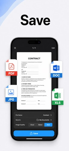 Lưu tài liệu đã quét 