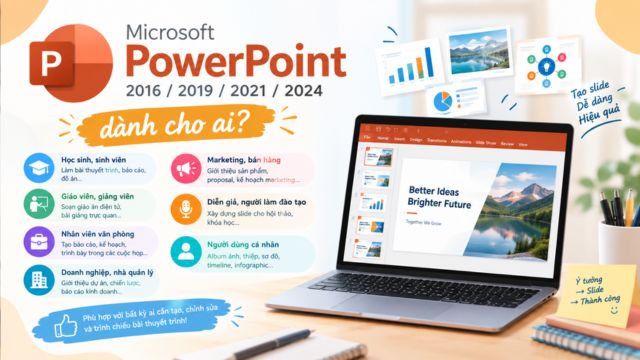 Đối tượng sử dụng Microsoft PowerPoint