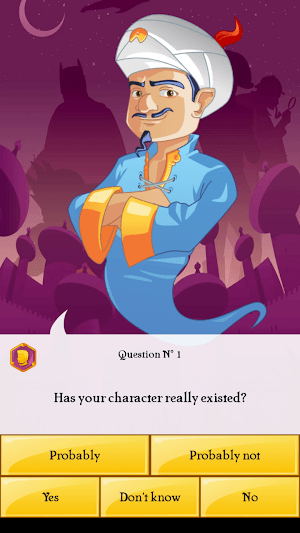 Akinator có thể nói cho mọi người nghe nhân vật họ đang nghĩ tới